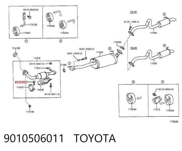  9010506011 Toyota