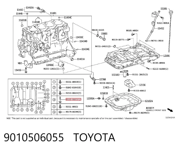  9010506055 Toyota