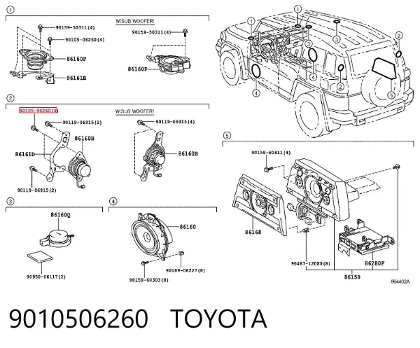  9010506260 Toyota