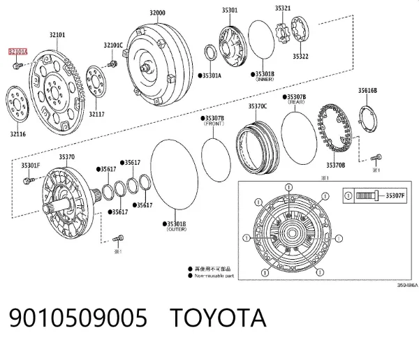  9010509005 Toyota