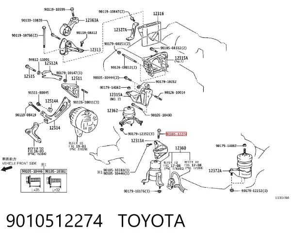  9010512274 Toyota