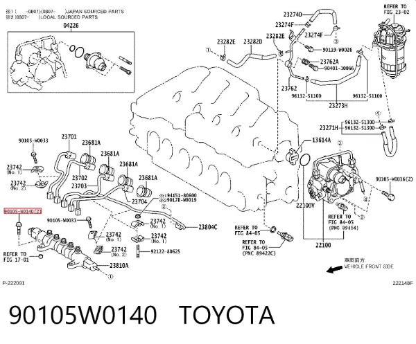  90105W0140 Toyota