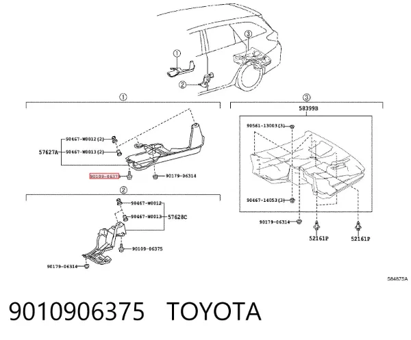  9010906375 Toyota