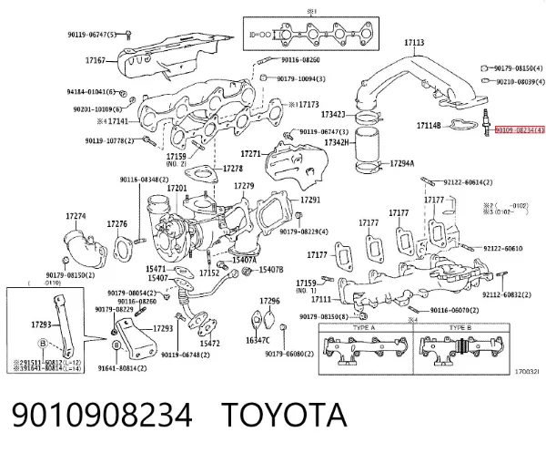  9010908234 Toyota