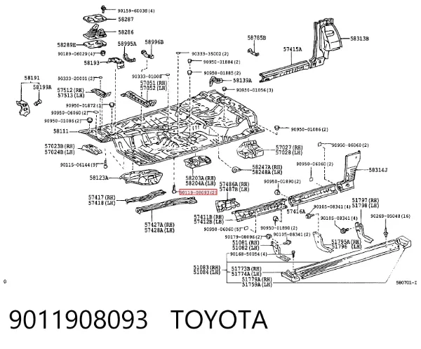  9011908093 Toyota