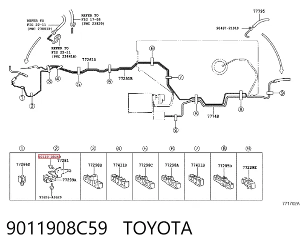  9011908C59 Toyota