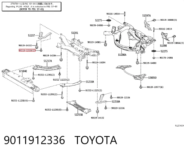  9011912336 Toyota