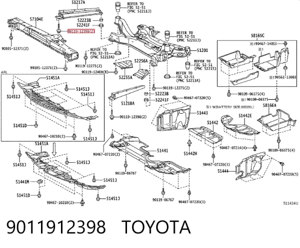  9011912398 Toyota