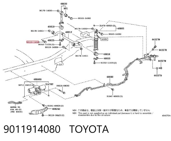  9011914080 Toyota