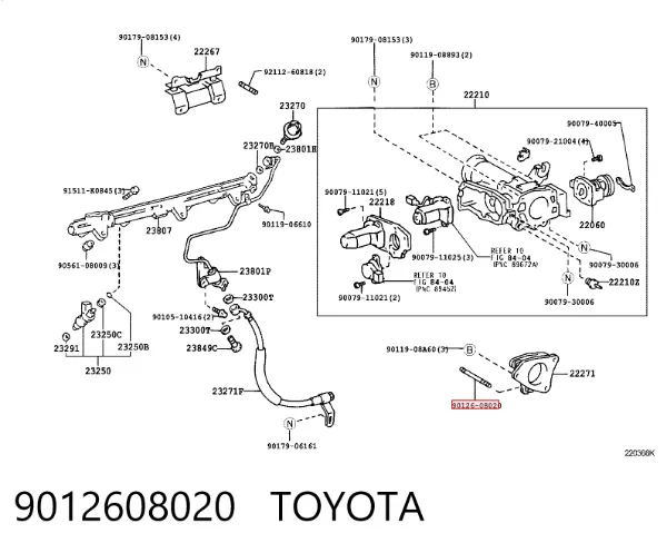  9012608020 Toyota