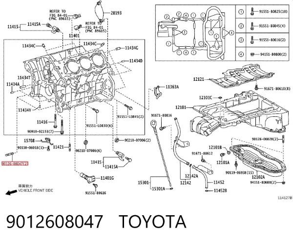  9012608047 Toyota