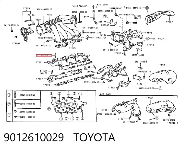  9012610029 Toyota