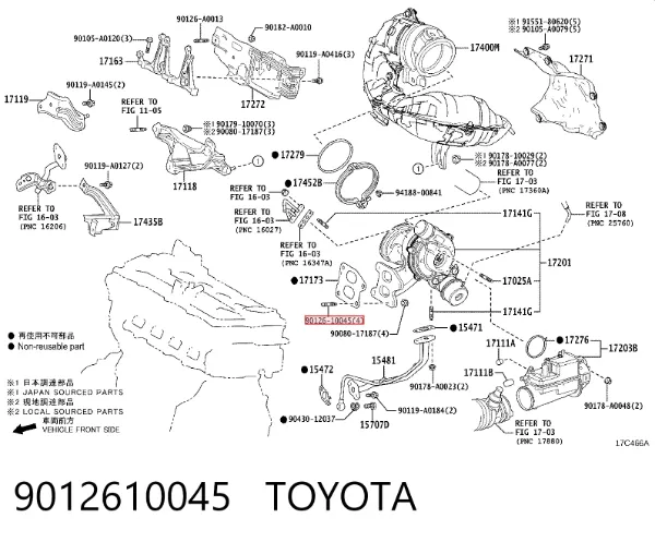  9012610045 Toyota
