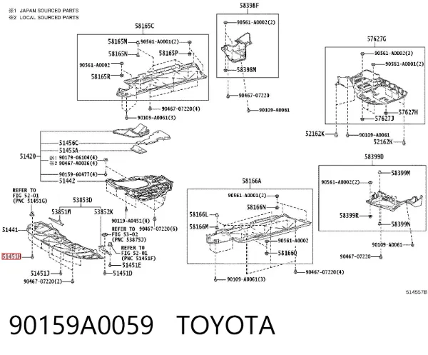  90159A0059 Toyota