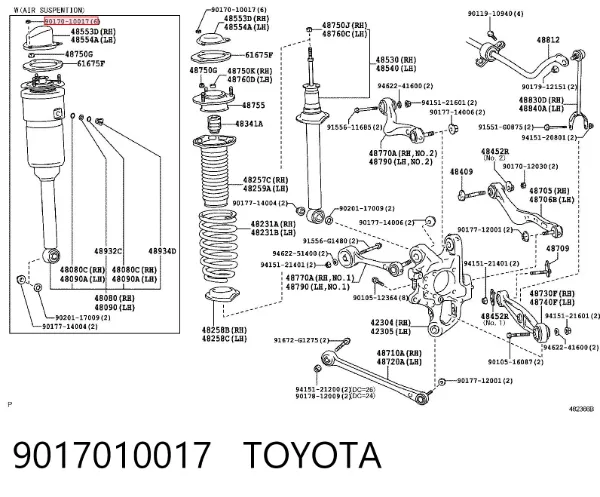 9017010017 Toyota