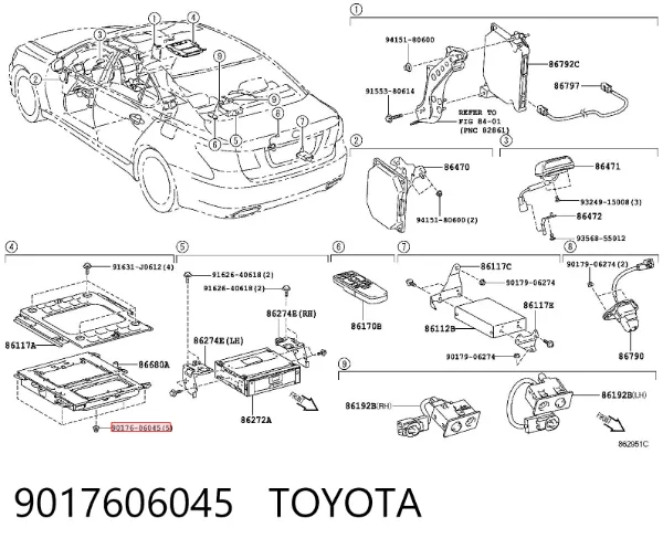  9017606045 Toyota