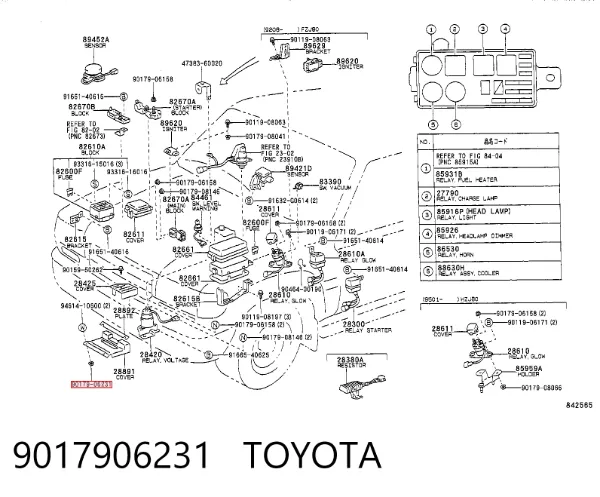  9017906231 Toyota