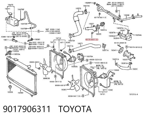  9017906311 Toyota