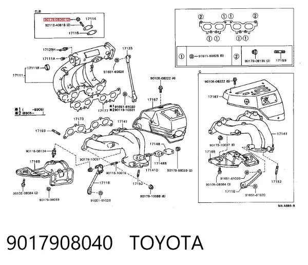  9017908040 Toyota