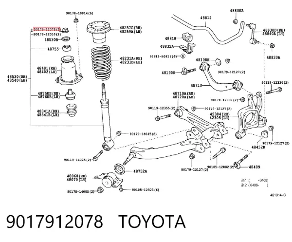  9017912078 Toyota