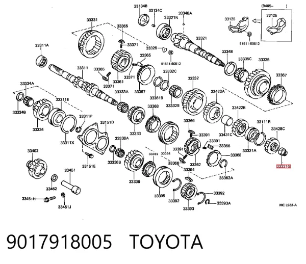  9017918005 Toyota