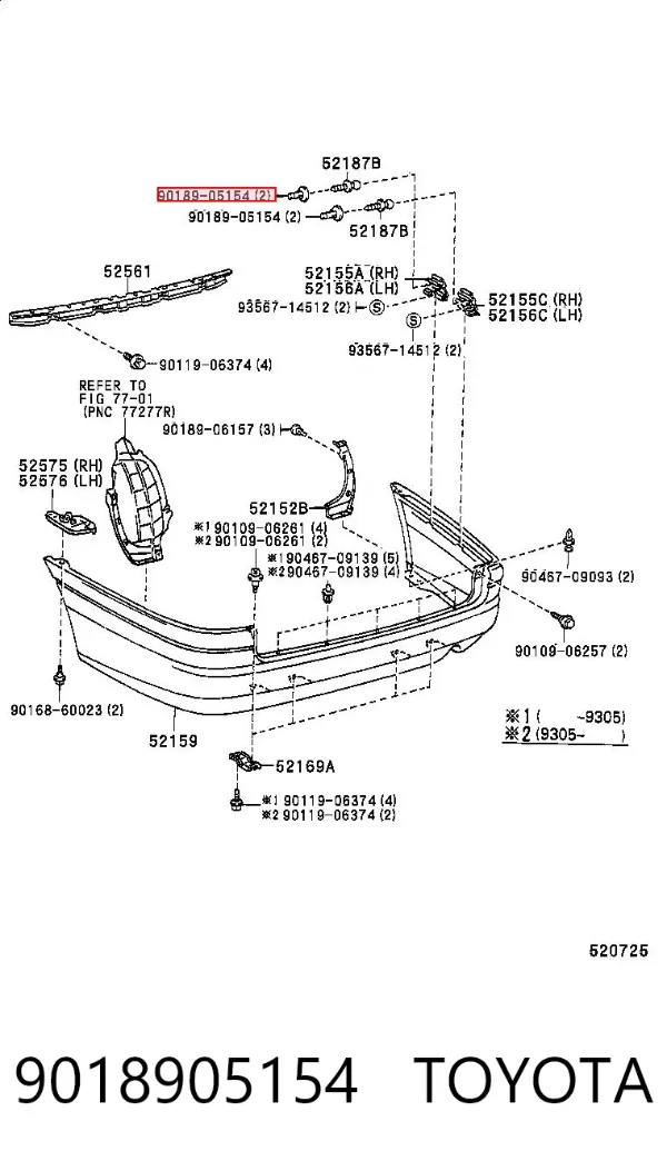  9018905154 Toyota