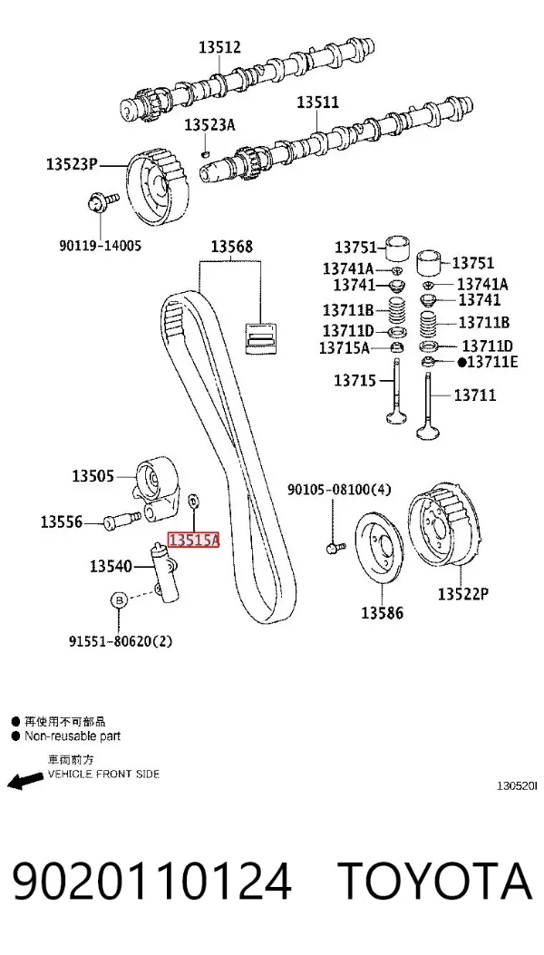  9020110124 Toyota