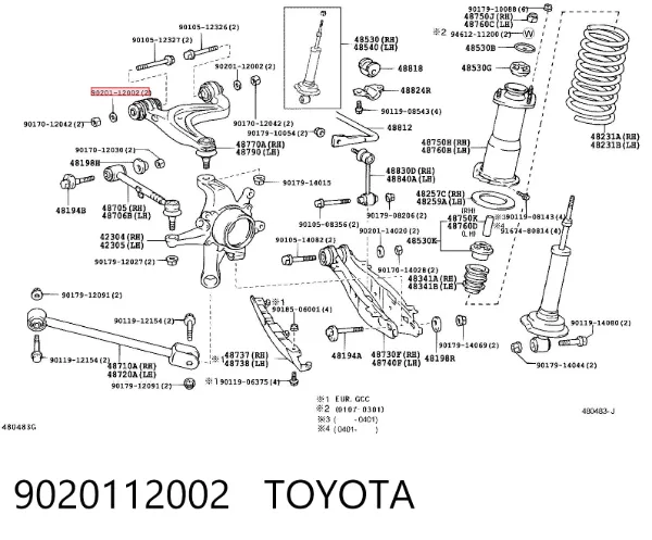  9020112002 Toyota