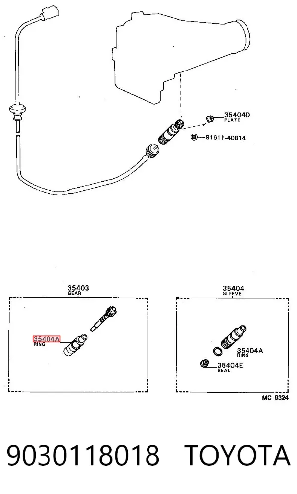  9030118018 Toyota