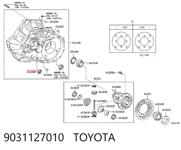 9031127010 Toyota
