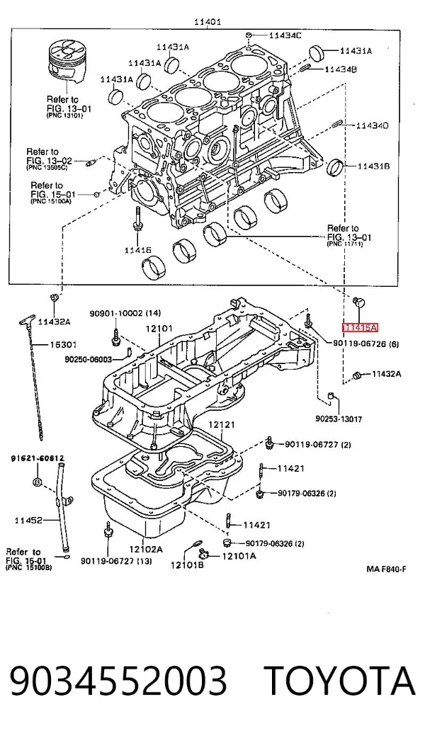  9034552003 Toyota