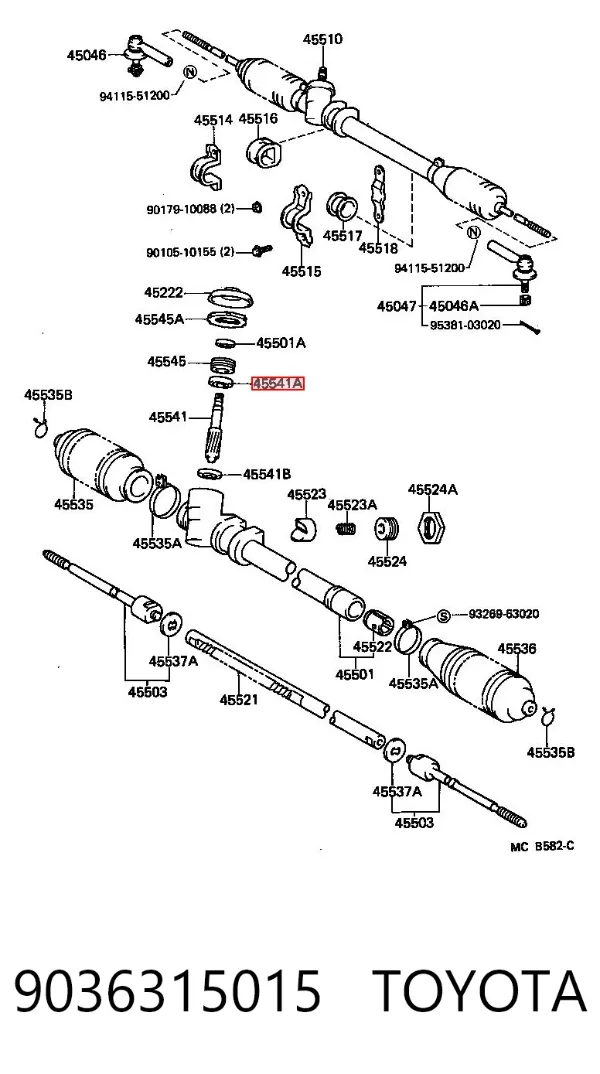  9036315015 Toyota
