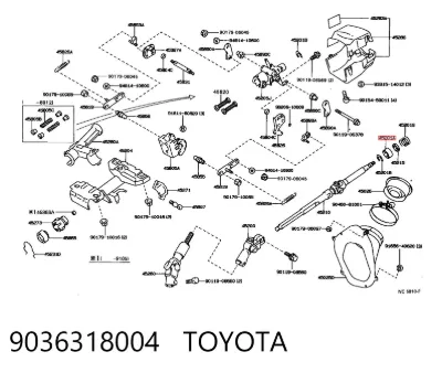 Подшипник рулевой колонки TOYOTA 9036318004
