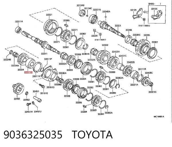  9036325035 Toyota