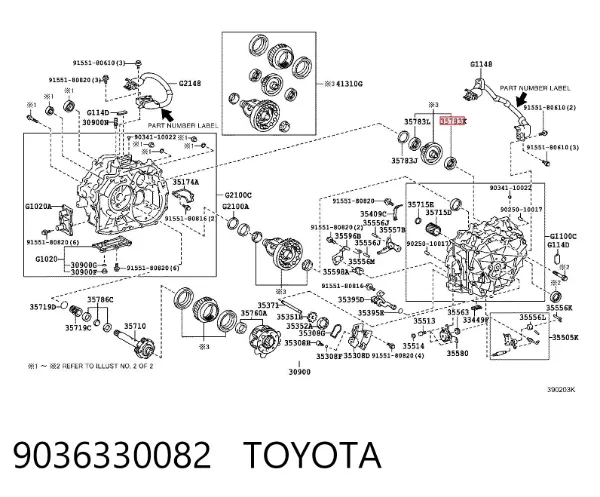  9036330082 Toyota