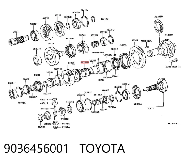  9036456001 Toyota