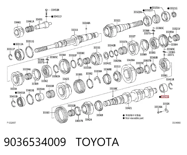  9036534009 Toyota