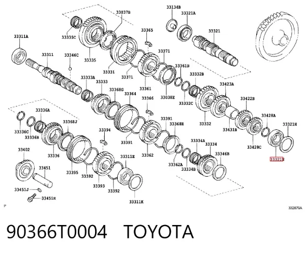  90366T0004 Toyota