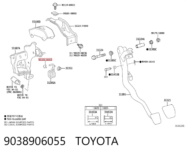  9038906055 Toyota