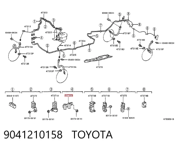 9041210158 Toyota