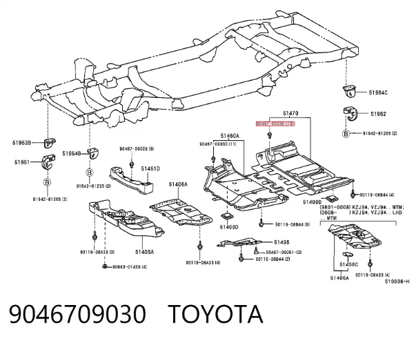  9046709030 Toyota