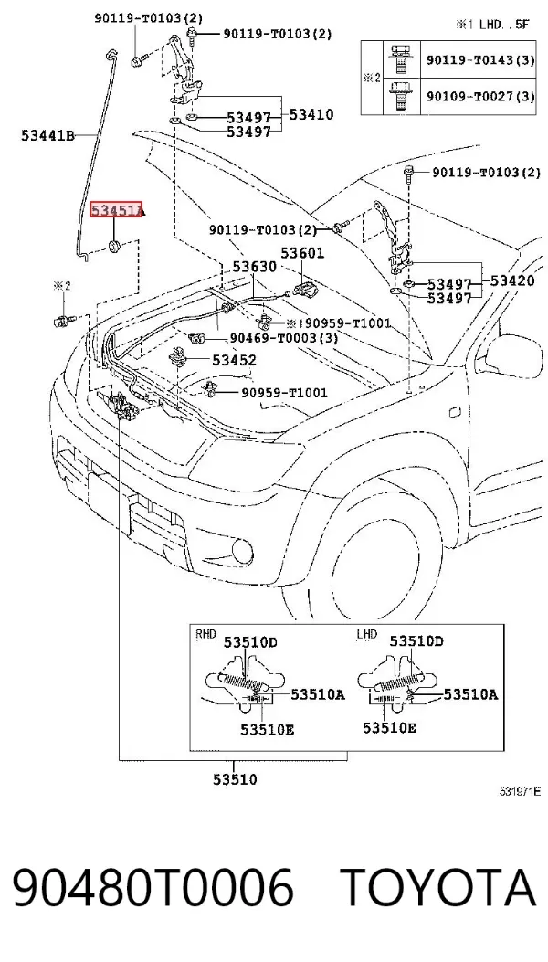  90480T0006 Toyota