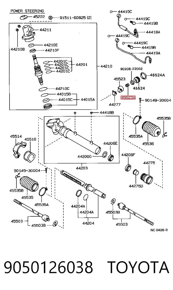  9050126038 Toyota
