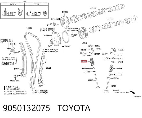  9050132075 Toyota