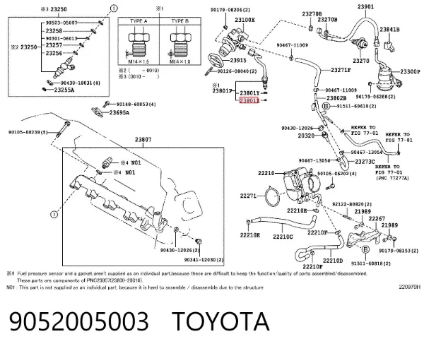  9052005003 Toyota