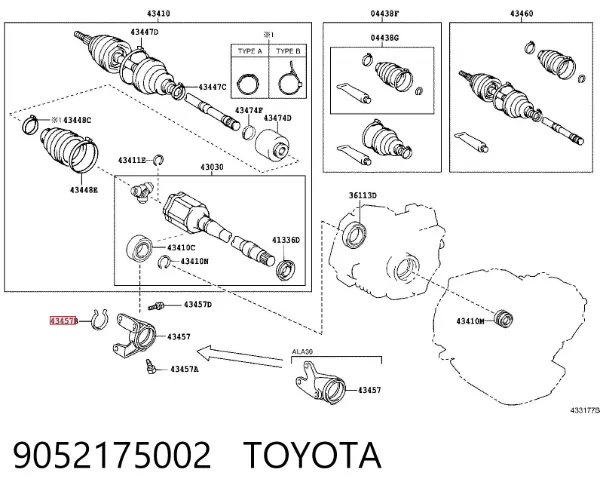  9052175002 Toyota