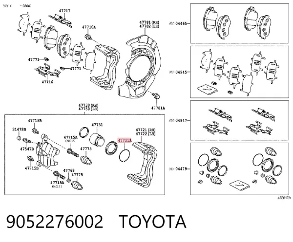  9052276002 Toyota