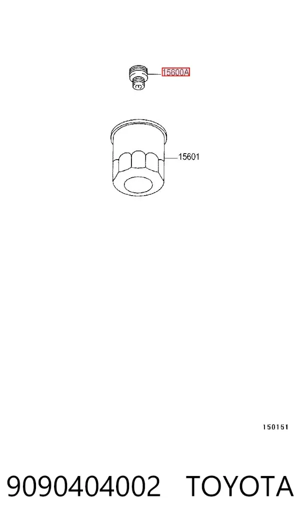  9090404002 Toyota