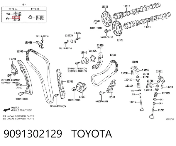  9091302129 Toyota