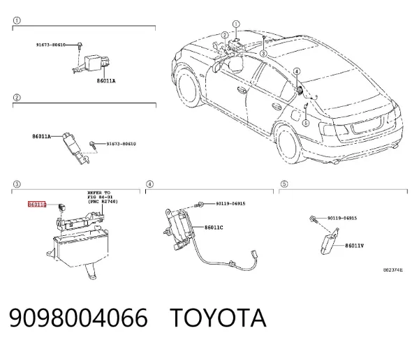  9098004066 Toyota